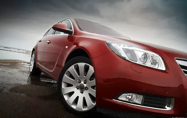 rotes auto front Rotes Auto von vorne